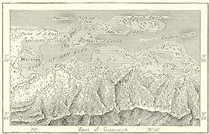 GULF OF SAN BLAS,Rivers of Panama,1800s Antique Map
