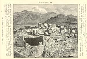 PUEBLO OF TAOS - NEW MEXICO,1893 Historical Print