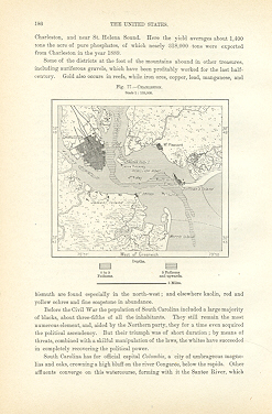 CHARLESTON - SOUTH CAROLINA,1893 Historical Map