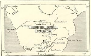 TRADE ROUTES IN BECHUANALAND,Cape Colony,South Africa