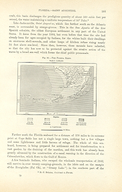 THE FLORIDA REEFS ,1893 Historical Map