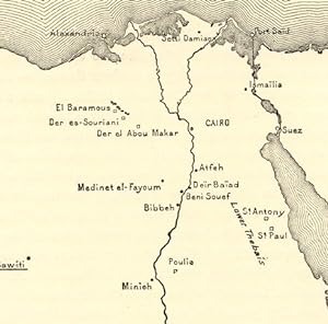 RELIGIONS IN EGYPT,COPTS,CHRISTIANS, COPTIC MONASTERIES,SENUSI COMMUNITIES ,1890s HISTORICAL RELI...