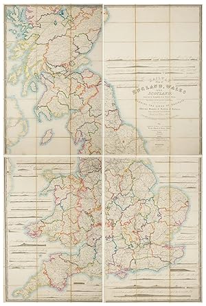 Railway Map of England, Wales and Scotland, Drawn from the Triangulation of the Ordnance Survey, ...