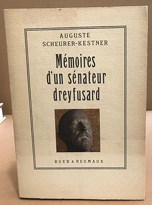 Memoires d'un senateur dreyfusard