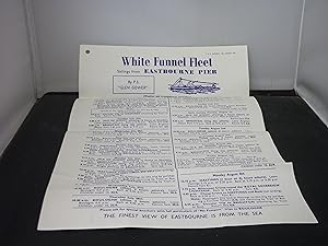 P & A Campbell Ltd - Publicity Leaflet for White Funnel Fleet Sailings from Eastbourne Season 195...