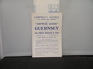 P & A Campbell Ltd - Publicity Leaflet for Campbell's Sailings from Torquay byTurbine T.S.S "Empr...