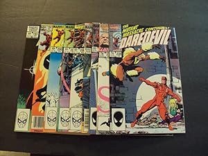 9 Iss Daredevil #193-194,200,205-206,215,225,231,238 Copper Age Marvel Comics