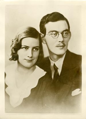 "Mariage à Londres du PRINCE LENNART de SUÈDE et de Mlle NISSVANDT le 11/3/1932" Photo de presse ...
