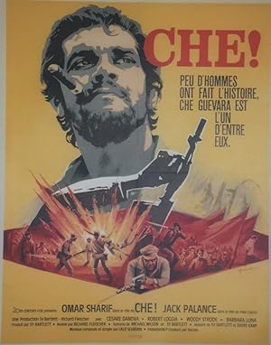 "CHE!" Réalisé par Richard FLEISCHER en 1969 avec Omar SHARIF, Jack PALANCE / Affiche originale e...