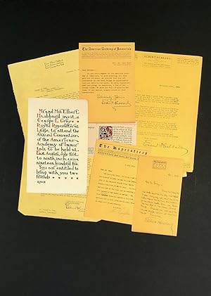 A Collection of Roycroft Shop & Roycrofters Catalogs, Keepsakes, Autograph Letters Signed, and Au...