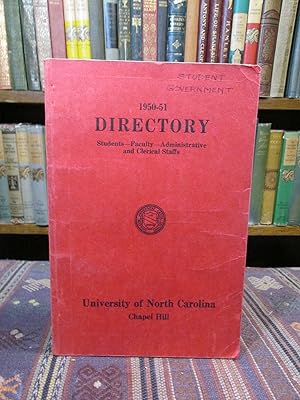 1950-51 Directory, University of North Carolina at Chapel Hill