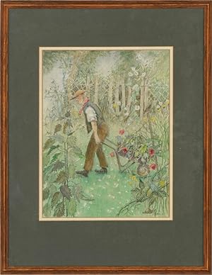 J. Dobell - 20th Century Watercolour, Weeds
