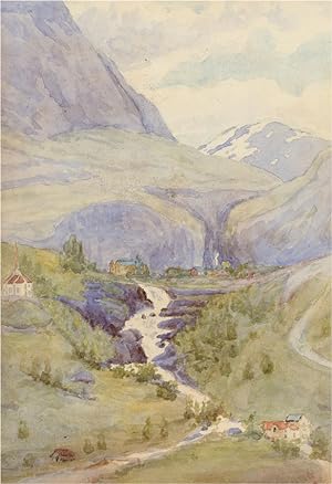 1913 Watercolour - Alpine River
