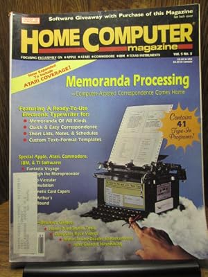 HOME COMPUTER MAGAZINE: Vol. 5 No. 5 - MEMORANDA PROCESSING