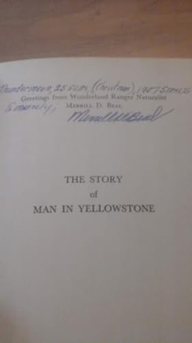 The Story of Man in Yellowstone (Yellowstone Interpretive Series Number 7)
