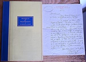 Models of Propriety : occassional caprices for the edification of ladies and the delight of Gentl...