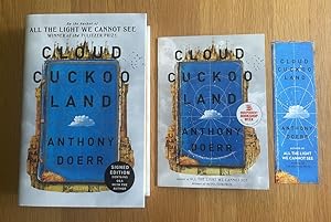 Cloud Cuckoo Land VERY FINE NEW SIGNED 1st Printing.Waterstones Ltd Ed. Complete with Matching Bo...