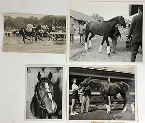 VINTAGE ORIGINAL HORSE RACE PHOTOS WHISK AWAY,SPECTACULAR BID,ASSAULT,WHIRLAWAY