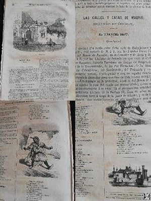 SEMANARIO PINTORESCO ESPAÑOL: Nº42, 16 octubre 1855. Casa de Salvator Rosa Casaccia en Arenella N...
