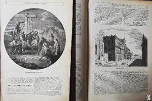 SEMANARIO PINTORESCO ESPAÑOL: Nº2, 9 DE ENERO DE 1853.San Juan da Cova, Palacio minería en México.