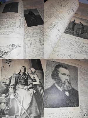 Recuerdos de Juan Francisco Millet con apuntes sobre sus dibujos. Artículo de revista 1890