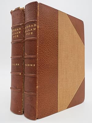 TALES OF EDGAR ALLAN POE; COMPLETE POEMS OF EDGAR ALLAN POE (2 Volumes) (Leather Bound)