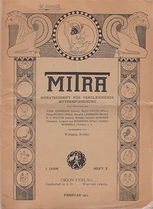 Mitra, 1. Jahr, Heft 2, Februar 1914. Monatsheft für vergleichende Mythenforschung.