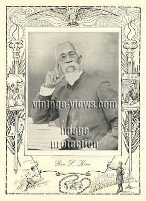 REVEREND S. KERR,Negro Genealogy,1902 Photo