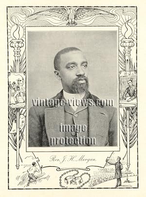 REVEREND J. H. MORGAN,Negro Genealogy,1902 Photo