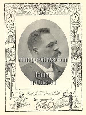 REVEREND JOSHUA H. JONES,Negro Genealogy,1902 Photo