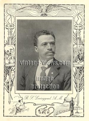PROF R.S. LOVINGGOOD, A.M.,Negro Genealogy,1902 Photo