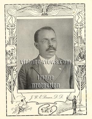 DR. JOHN WESLEY EDWARD BOWEN,Negro Genealogy,1902 Photo