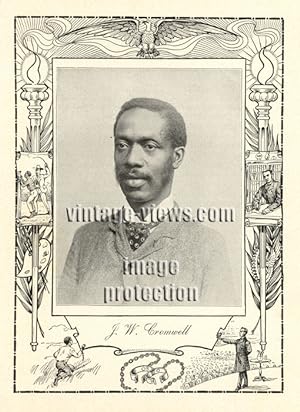 JOHN WESLEY CROMWELL ,Negro Genealogy,1902 Photo