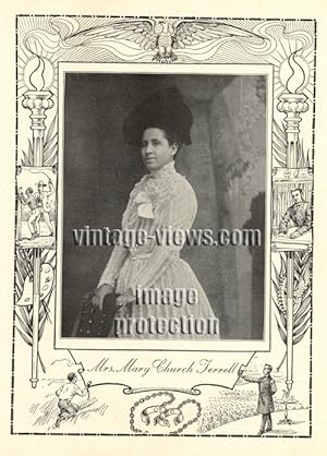 MRS MARY CHURCH TERRELL,Negro Genealogy,1902 Photo