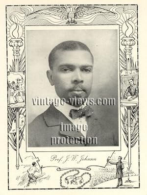 JAMES WELDON JOHNSON, A.B.,Negro Genealogy,1902 Photo
