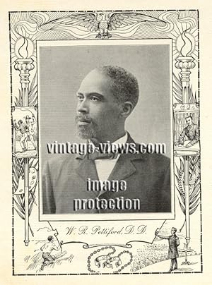 REVEREND WILLIAM R. PETTIFORD,1902 Photo,Negro