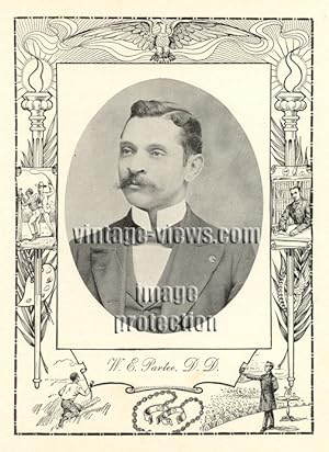 WILLIAM E. PARTEE, D.D.,Negro Genealogy,1902 Photo
