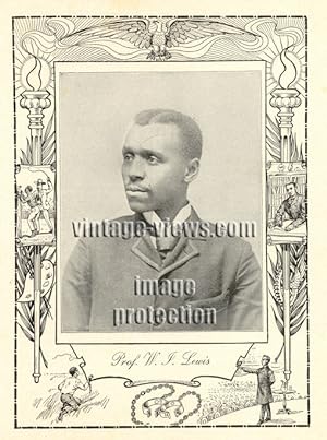 WALTER I LEWIS,Negro Genealogy,1902 Photo