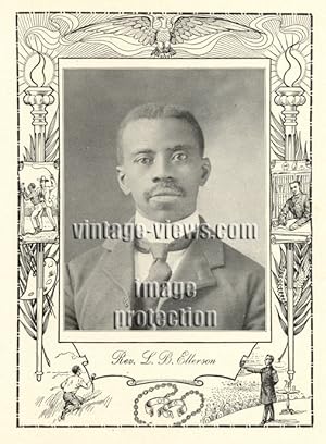 REVEREND L.B. ELLERSON,Negro Genealogy,1902 Photo