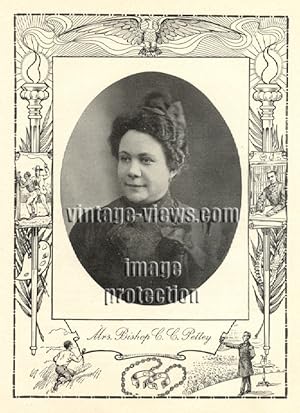MRS SARAH DUDLEY PETTEY,Negro Genealogy,1902 Photo