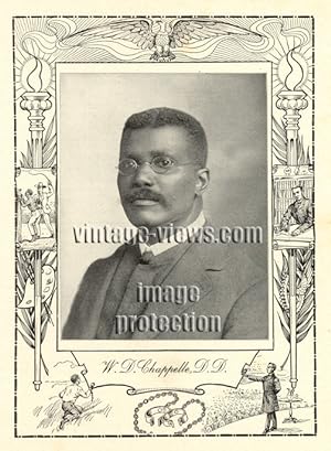 WILLIAM D. CHAPPELLE,Negro Genealogy,1902 Photo
