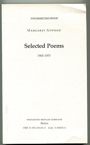 Selected Poems: 1965-1975