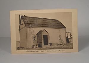 Missions esquimaudes (inuites). Maison des missionnaires à Chesterfield (Baie d'Hudson). Carte po...