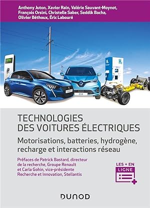 technologie des voitures électriques : motorisation, batteries, hydrogène, recharge et interactio...