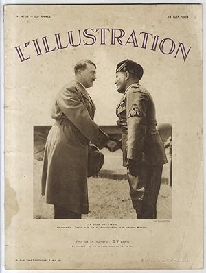 ILLUSTRATION (L'). Journal hebdomadaire universel. N. 4764. 23 Juin 1934.