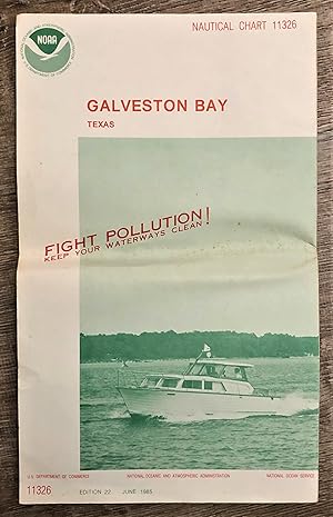 Galveston Bay Nautical Chart (1985) NOAA