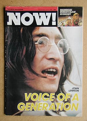 Now! The News Magazine. December 12-18, 1980. John Lennon Cover.