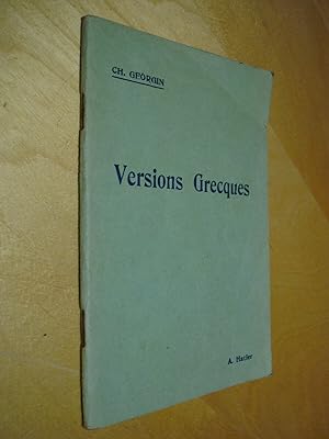 Versions grecques (textes) Classes de Lettres