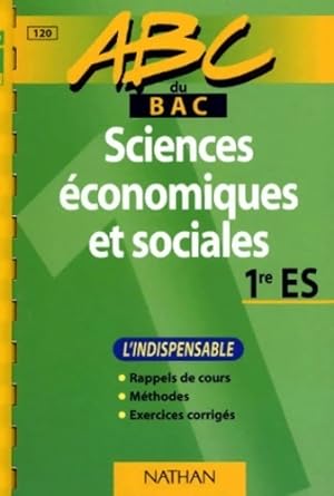 Abc du bac sciences  conomiques et sociales niveau premi re es - Roux-perinet