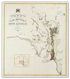 Map of the Province of South Australia Compiled from the Official Surveys in the Office of the Su...